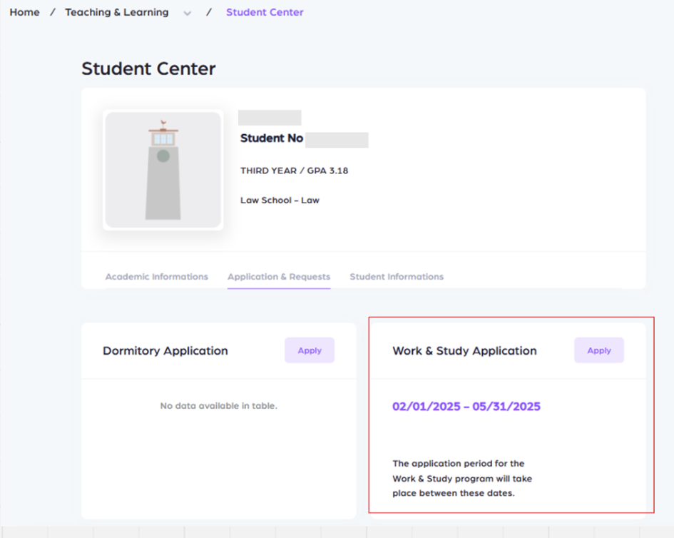 KUHub Campus Hub Work Study Screenshot